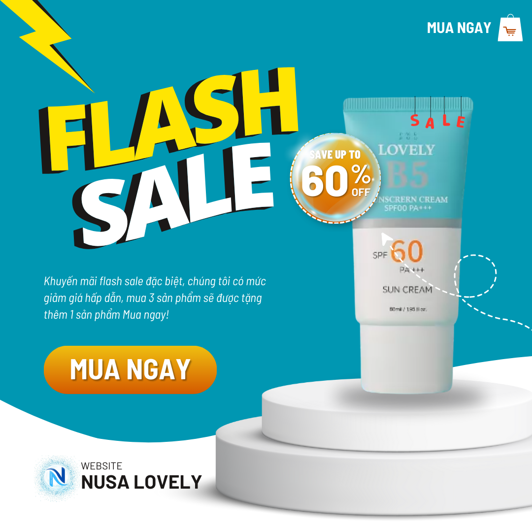 Kem Chống Nắng Phổ Rộng B5 Lovely (60ml).