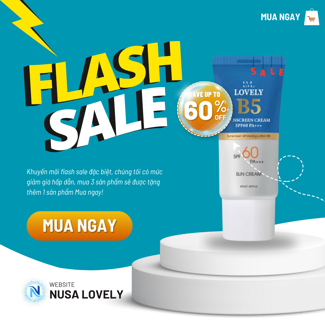 Kem Chống Nắng Phổ Rộng B5 Lovely (60ml).