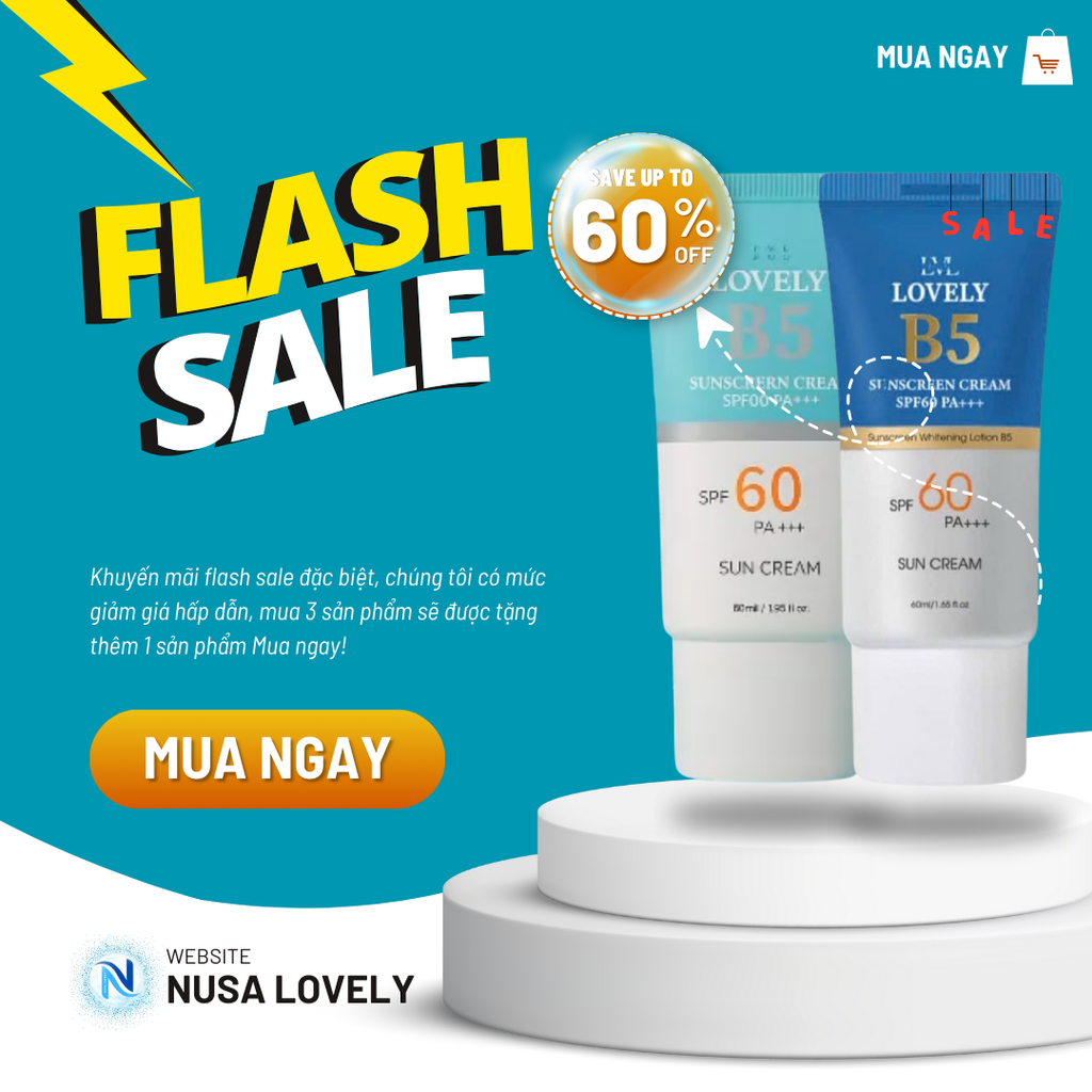 Kem Chống Nắng Phổ Rộng B5 Lovely (60ml).