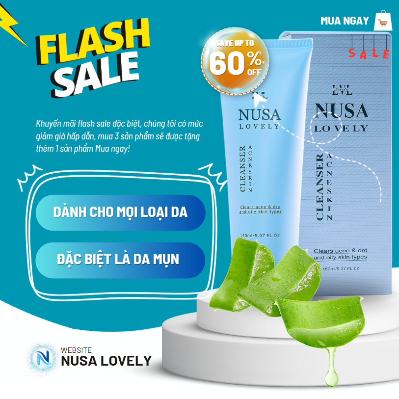Sữa Rửa Mặt NUSA Dành Cho Da Dầu Mụn (150ml)..